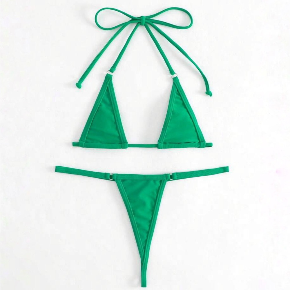 Vibrant Green Bikini Set